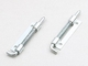 Bisagra blanca del hierro plateado del cinc de la bisagra retractable con el perno D5mm de la primavera del agujero CL225-3 del tornillo proveedor