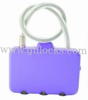 Cerradura del bolso del viaje de la combinación de la cerradura del bolso del viaje de 3 dígitos proveedor