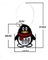 Cerradura de combinación formada pingüino del alambre de QQ proveedor